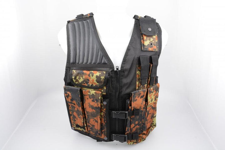 GO! Airsoft Vest - Tysk Camo - Game-On.no