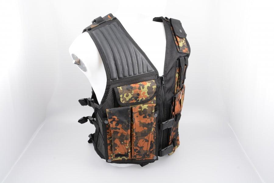 GO! Airsoft Vest - Tysk Camo - Game-On.no