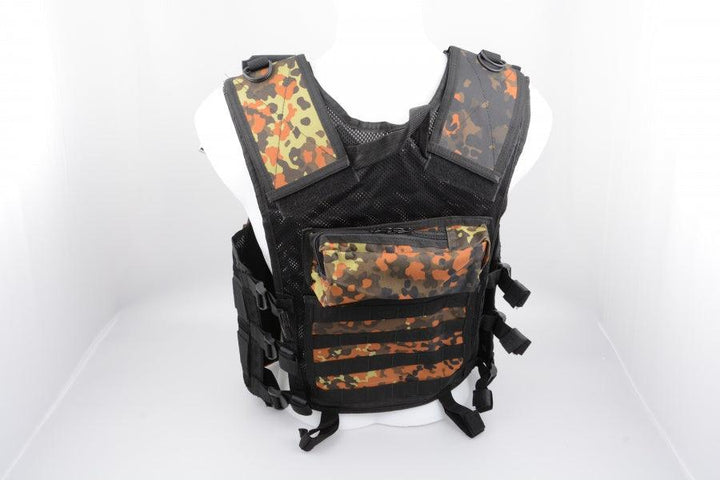 GO! Airsoft Vest - Tysk Camo - Game-On.no