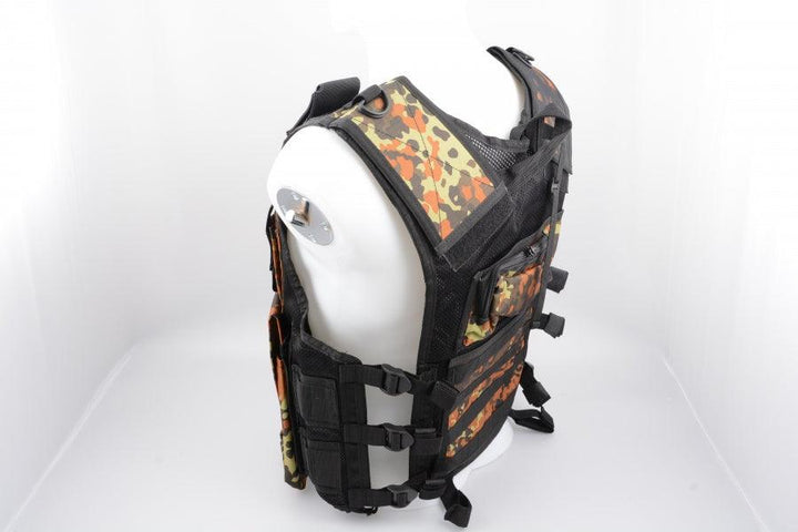 GO! Airsoft Vest - Tysk Camo - Game-On.no