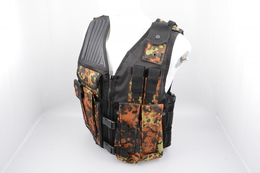 GO! Airsoft Vest - Tysk Camo - Game-On.no