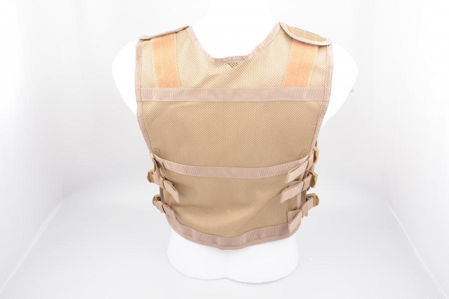 GO! Taktisk Recon Vest - Tan - Game-On.no