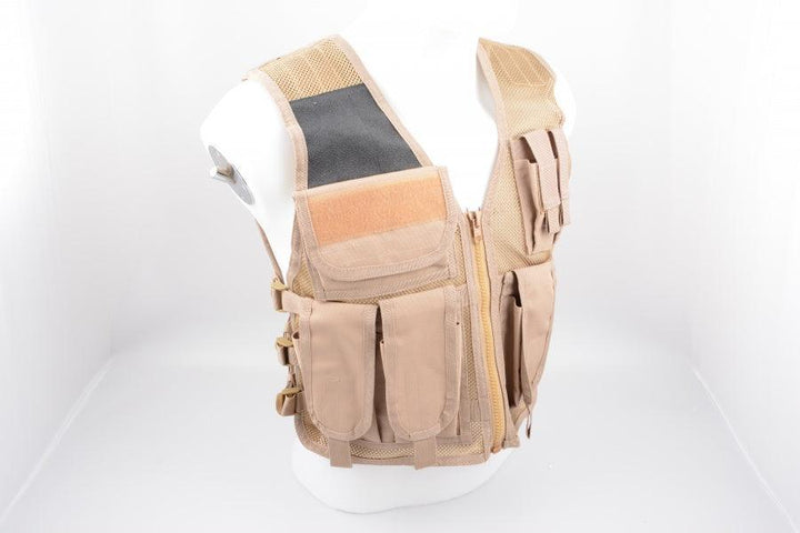 GO! Taktisk Recon Vest - Tan - Game-On.no