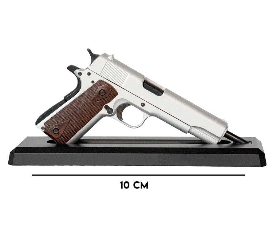 Goatguns - Mini 1911 - Replika Modell - Sølv - Game-On.no