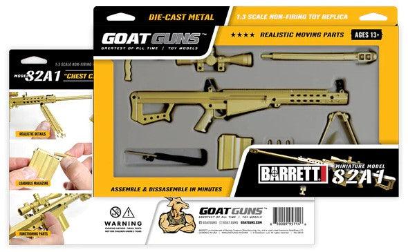 Goatguns - Mini Barret .50 - Replika Modell - Gull - Game-On.no