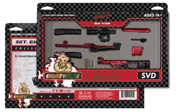 Goatguns - Mini Dragunov SVD "Red Team" Limited Edition - Replika Modell - Game-On.no