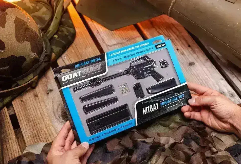 Goatguns - Mini M16A1 - Replika Modell - Svart - Game-On.no