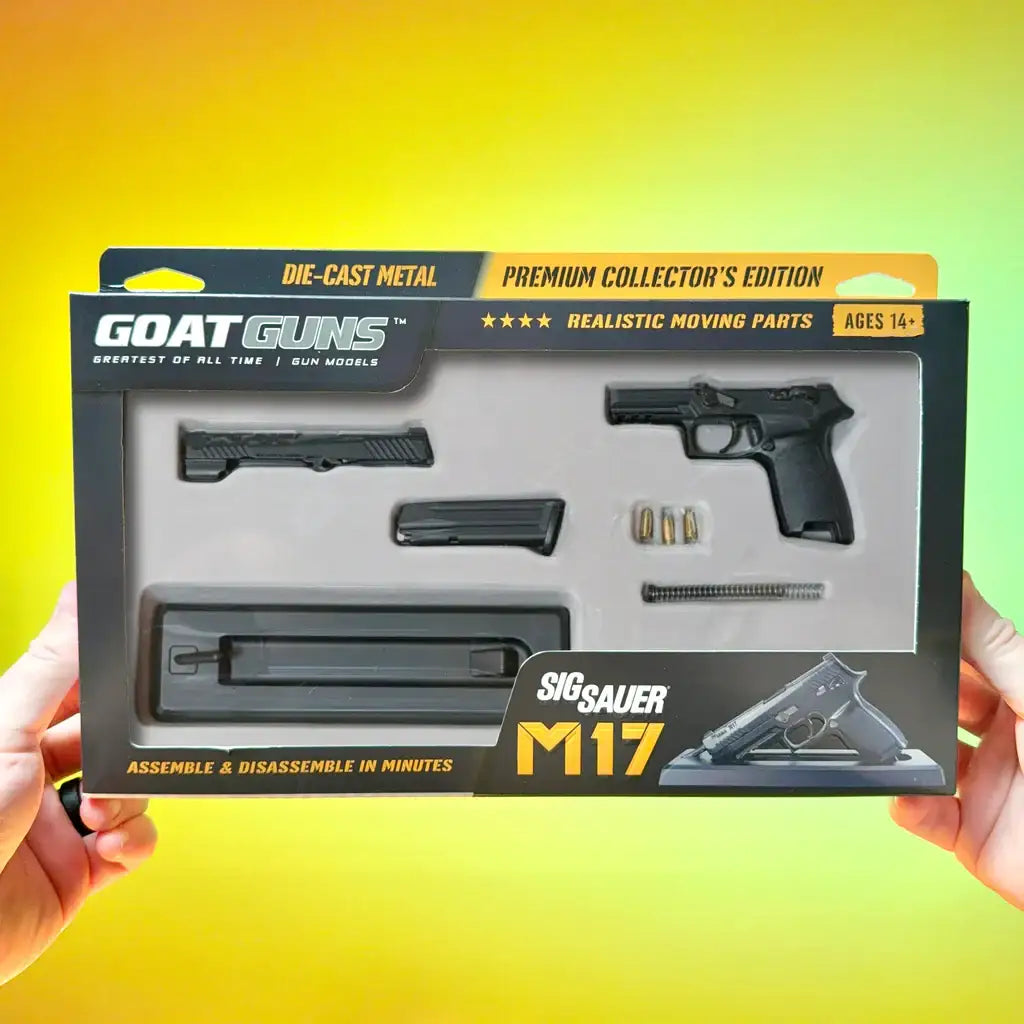 Goatguns - Mini Sig Sauer M17 Pistol - Svart - Replika Modell - Game-On.no