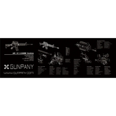 Gunpany - AR15 Diagram Rensematte - Game-On.no