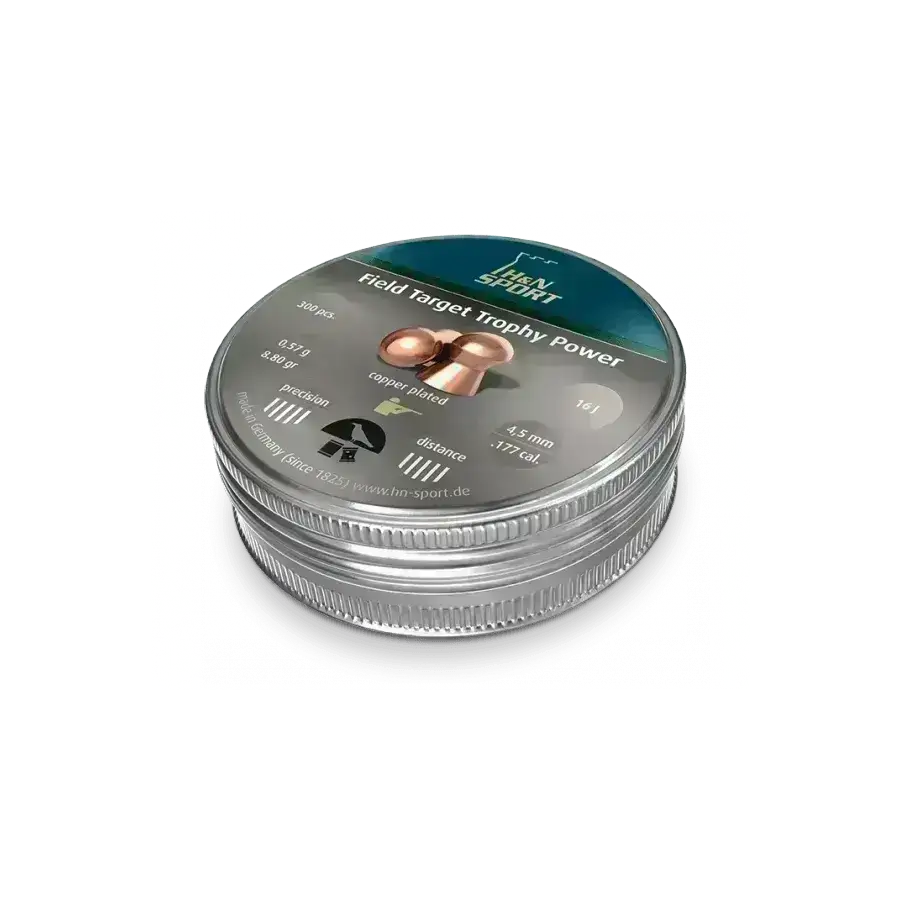 H&N Field Target Trophy Power - 4.5mm - 300stk - Game-On.no