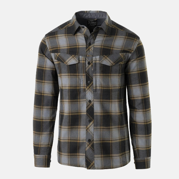 Helikon-Tex Defender Mk2 Shirt i Dark Ochre Plaid