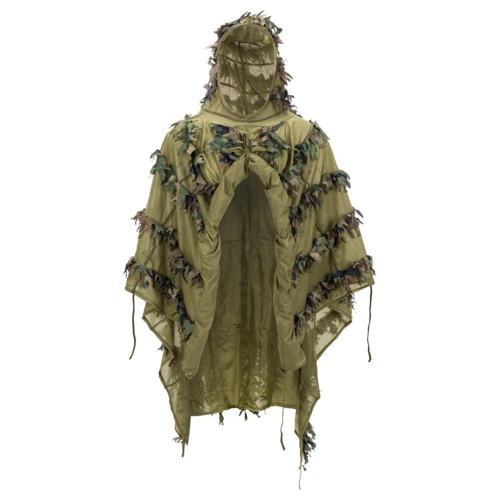 Helikon-Tex - Leaf Ghillie Poncho - US Woodland - Game-On.no