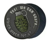 Helikon-Tex - "We Can Share" Granat Patch - PVC - Game-On.no