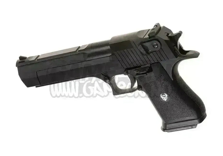 HFC - Deagle .50 Gassdrevet Softgun Pistol med Blowback - Svart - Game-On.no