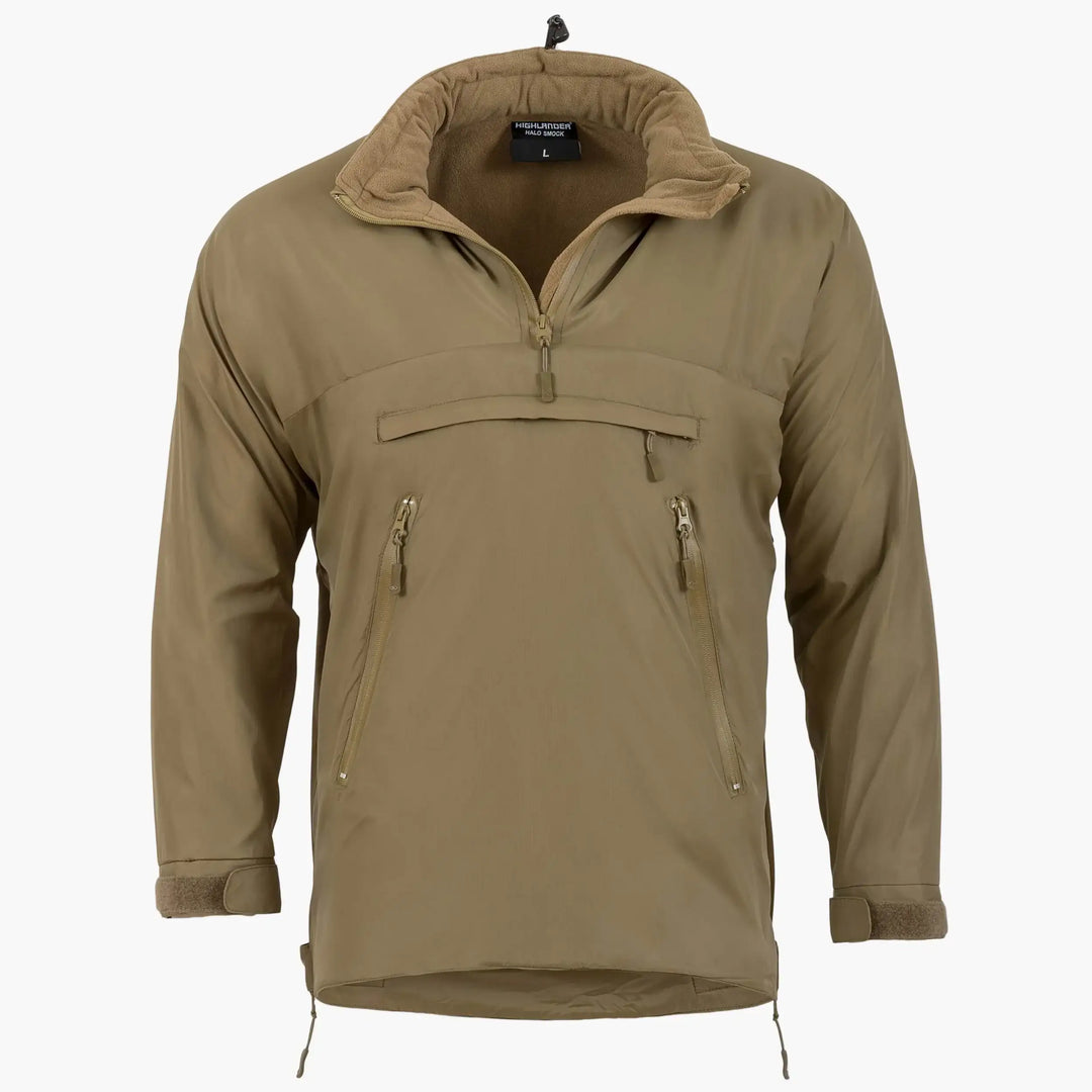 Highlander - Halo Smock Jakke – Lett Taktisk Jakke med Fleece og Ripstop - Game-On.no