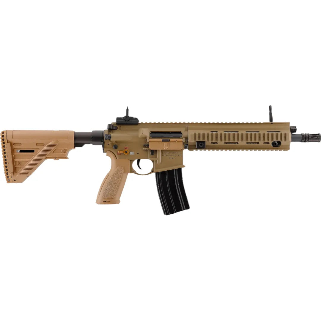 HK416 A5 Sportline Softgun Rifle - TAN - AEG - Game-On.no