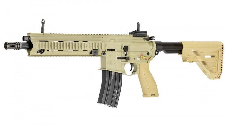 HK416 A5 Sportline Softgun Rifle - TAN - AEG - Game-On.no