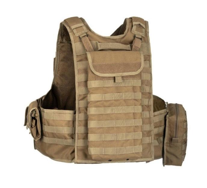 Invader Gear - Mod Carrier Combo - Ferdig Stridsvest - Tan - Game-On.no