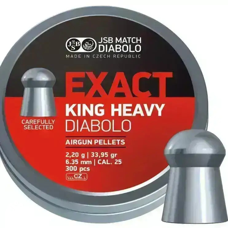 JSB Exact King Heavy - 6.35mm - 300stk - Game-On.no