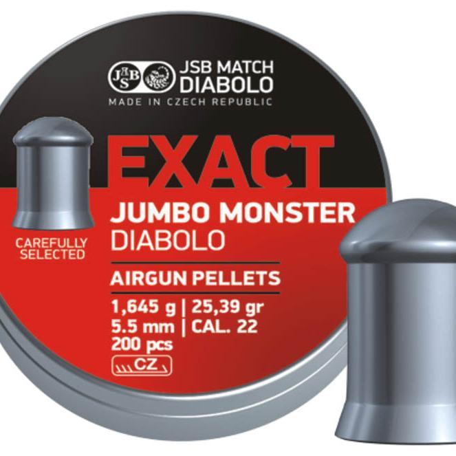 JSB Jumbo Exact Monster - 5.52mm - 200stk - Game-On.no