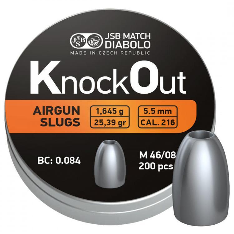 JSB - KnockOut Slugs - 5.5mm - Game-On.no