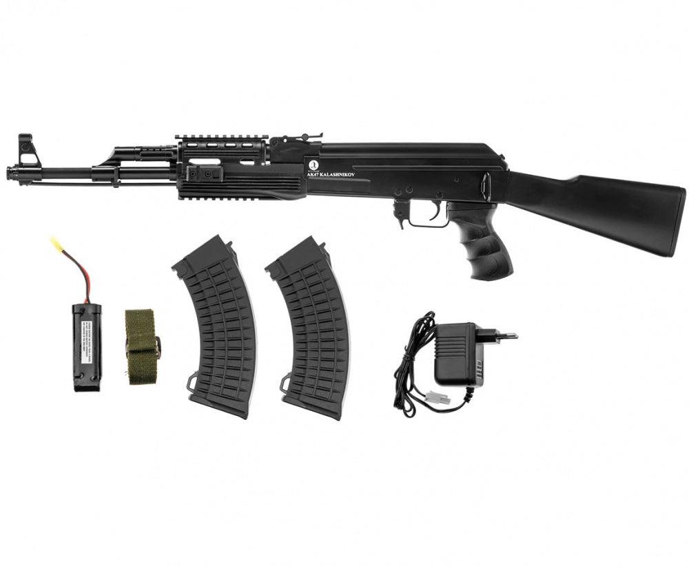 Kalashnikov - AK47 Tactical Elektrisk Softgunpakke - Game-On.no