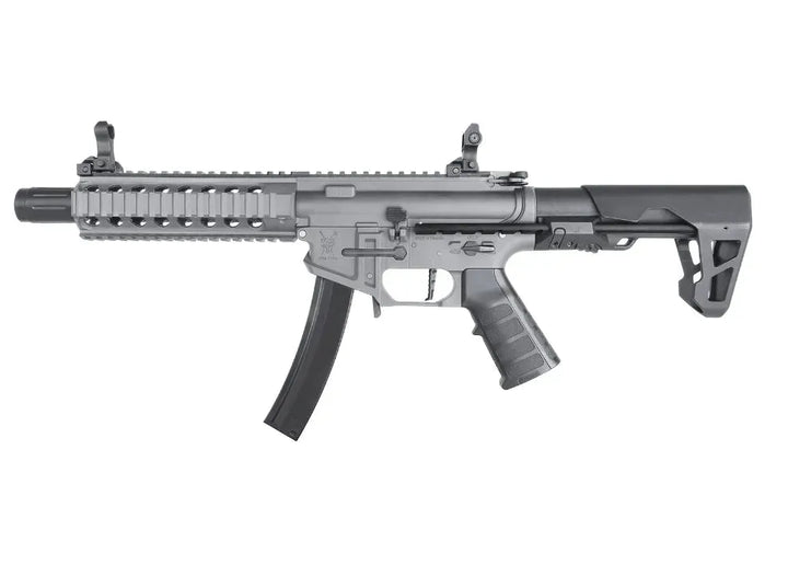 King Arms - PDW 9mm SBR L - Metal Grey - Game-On.no