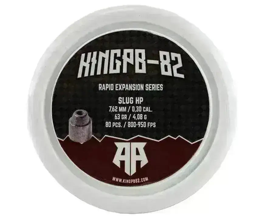 KingPB-82 RT Target Slugs til Luftvåpen 7.62mm - 63gr - 80stk - Game-On.no