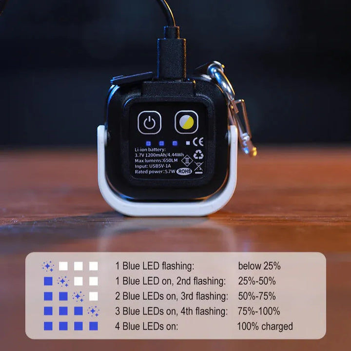 Klarus - CL5 Svart - Oppladbar Tur og Lommelykt - 650 Lumen - Game-On.no