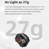 Klarus - HM3 - Vanntett Multifunksjon Hodelykt - 670 Lumen - Game-On.no
