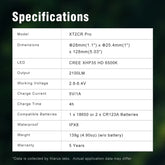 Klarus - XT2CR PRO - Kompakt og Kraftig Lommelykt - 2100 Lumen - Game-On.no