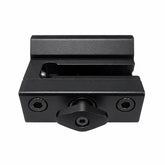 Klarus Picatinny Adapter 21mm, front med låseknott og skruer