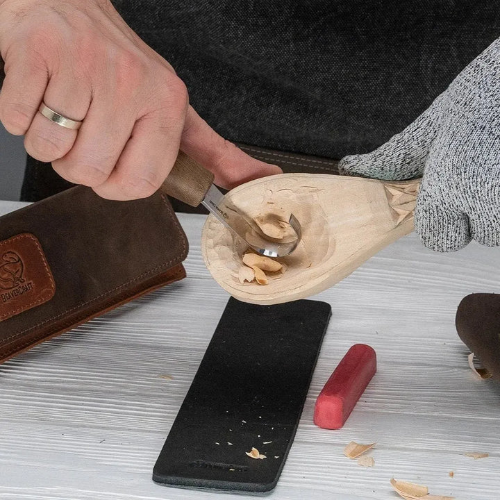 Knivsett med Skinnetui - Skjekniv Spikkekniv - Game-On.no