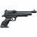 Kral Arms Puncher Space CO2 luftpistol, med kolbe, sidevisning