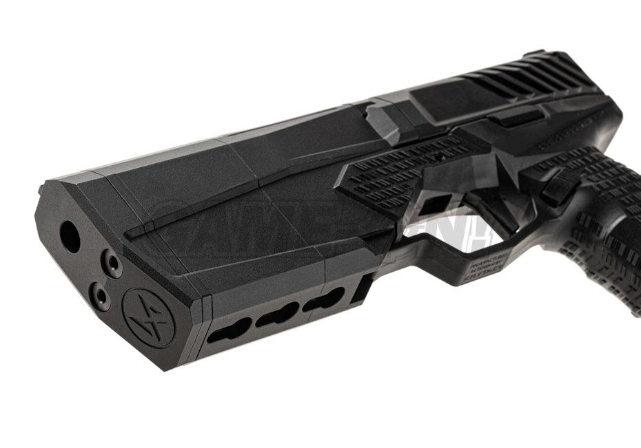 Krytac - SilencerCo Maxim 9 6mm Softgunpistol med Blowback - Game-On.no