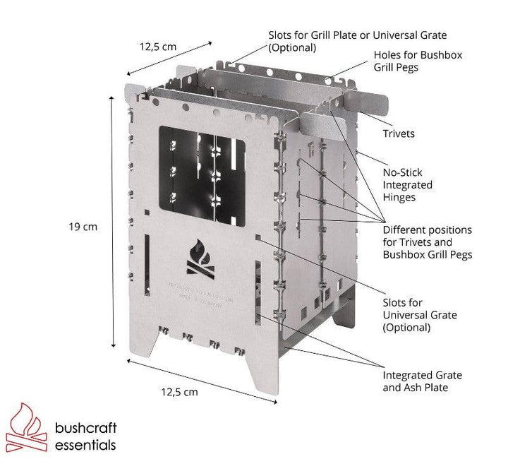 Kvistbrenner - Bushbox XL Titanim Turovn - Game-On.no