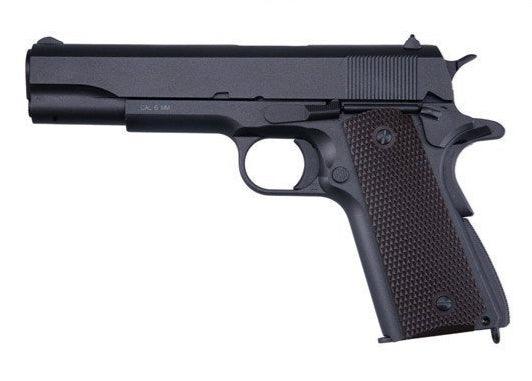 KWC - 1911 Co2 drevet Softgun med Blowback - Svart - Game-On.no