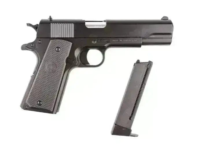 KWC - 1911 Softgun Springer Pistol - Svart - Game-On.no