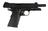 KWC - 1911 TAC CO2 Drevet Softgunpistol med Blowback - Svart - Game-On.no