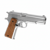 KWC - M1911 Silver Springer Pistol - Game-On.no