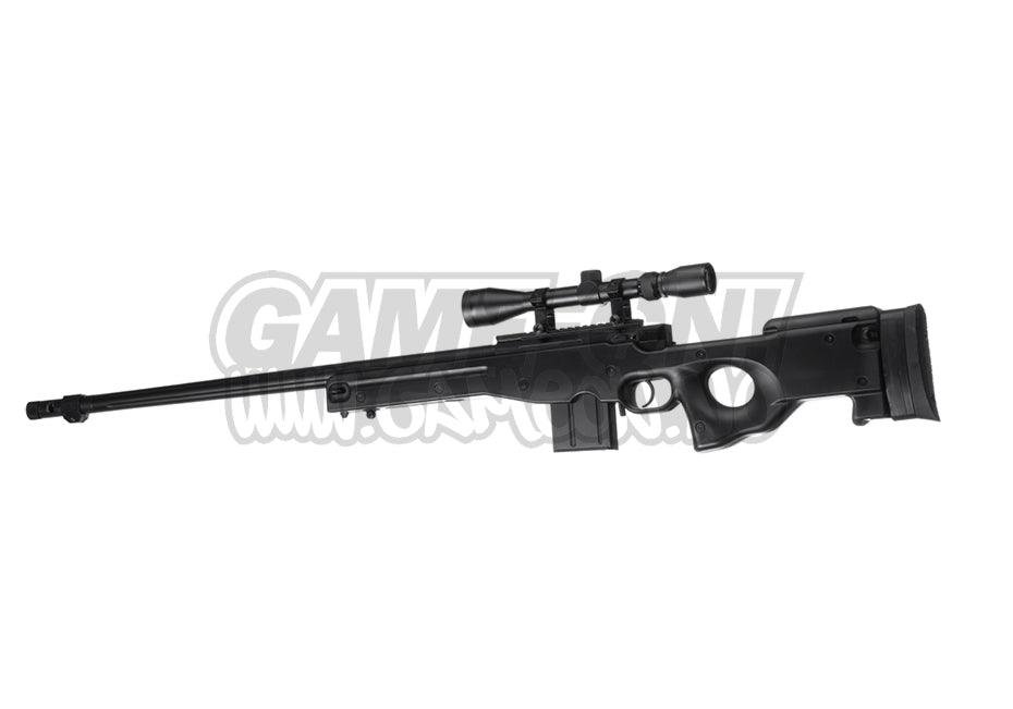 L96 AWP Softgun - Oppgradert Sniper Rifle Set - Svart - Game-On.no