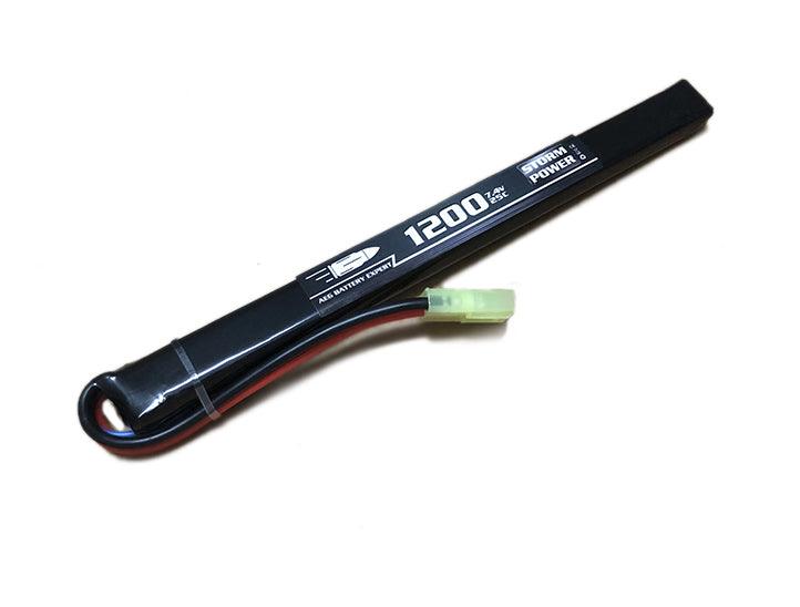 Li-Po 7.4V GEN2 Batteri - 1200mAh 25C - AK Single Stick Tamiya - Game-On.no