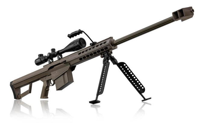 LT - Barrett M82 Sniper PAKKE Fjærdrevet Softgun - TAN - Game-On.no