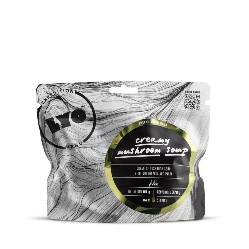 LYOFOOD Creamy Mushroom Soup – Glutenfri kremet soppsuppe for tur - Game-On.no