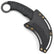 M-Tech - Taktisk Karambitstyle Kniv - Sort - Game-On.no