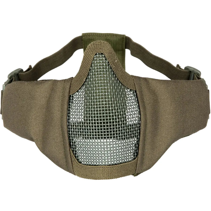 Mesh Maske med Kinnpute - Ranger Green - Game-On.no