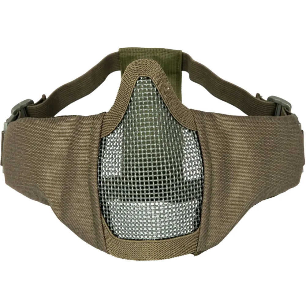 Mesh Maske med Kinnpute - Ranger Green - Game-On.no
