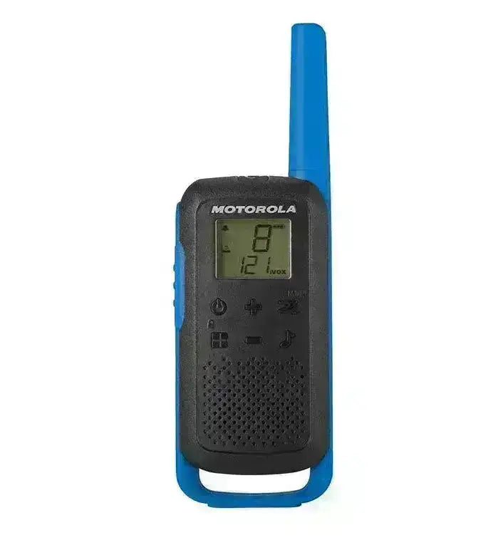 Motorola T62 Talkabout Walkie Talkie - Blå - Game-On.no