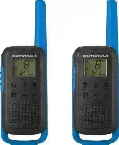 Motorola T62 Talkabout Walkie Talkie - Blå - Game-On.no
