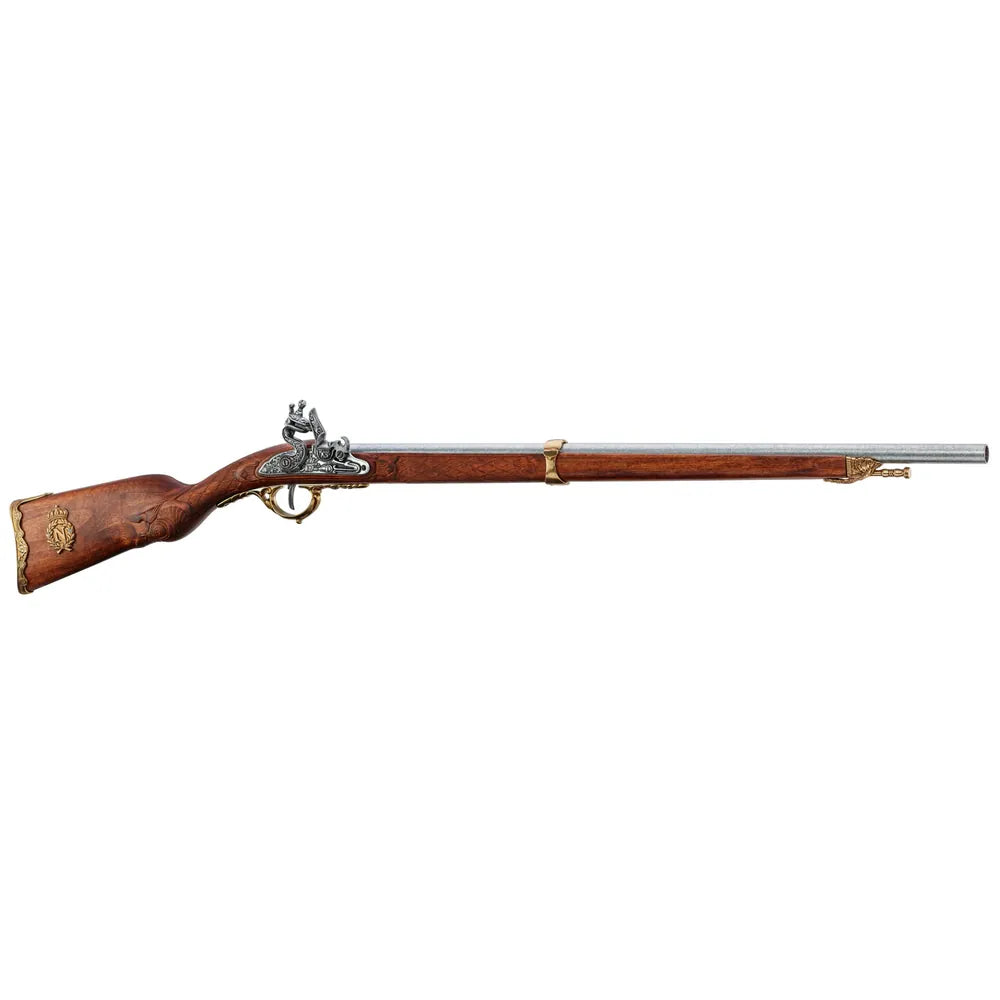 Napoleon Rifle 1807 Replika - Flintlåsrifle i Metall og Tre - Game-On.no